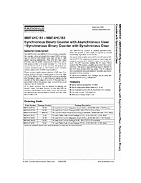 DataSheet MM74HC161 pdf